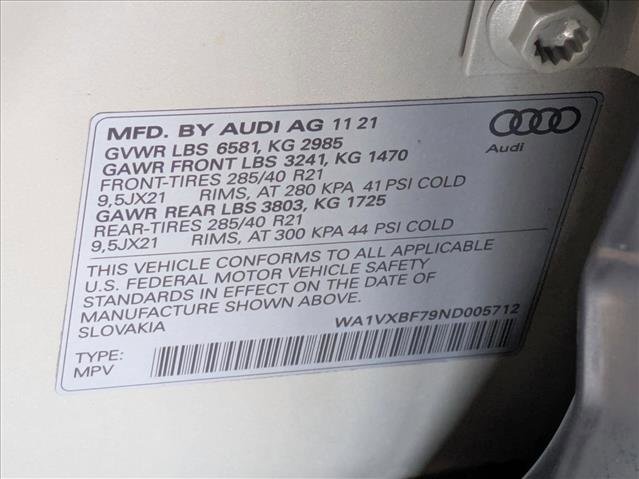 Used 2022 Audi Q7 3.0T Prestige w/ Prestige Package AWD/4WD image 26