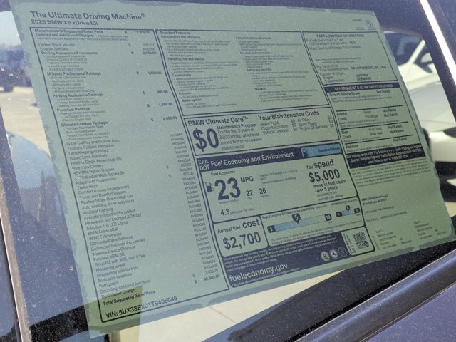 New 2026 BMW X6 xDrive40i image 19