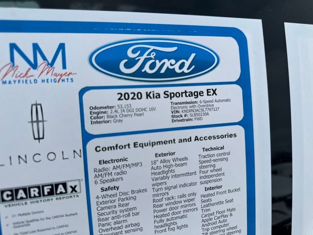 Used 2020 Kia Sportage EX image 34