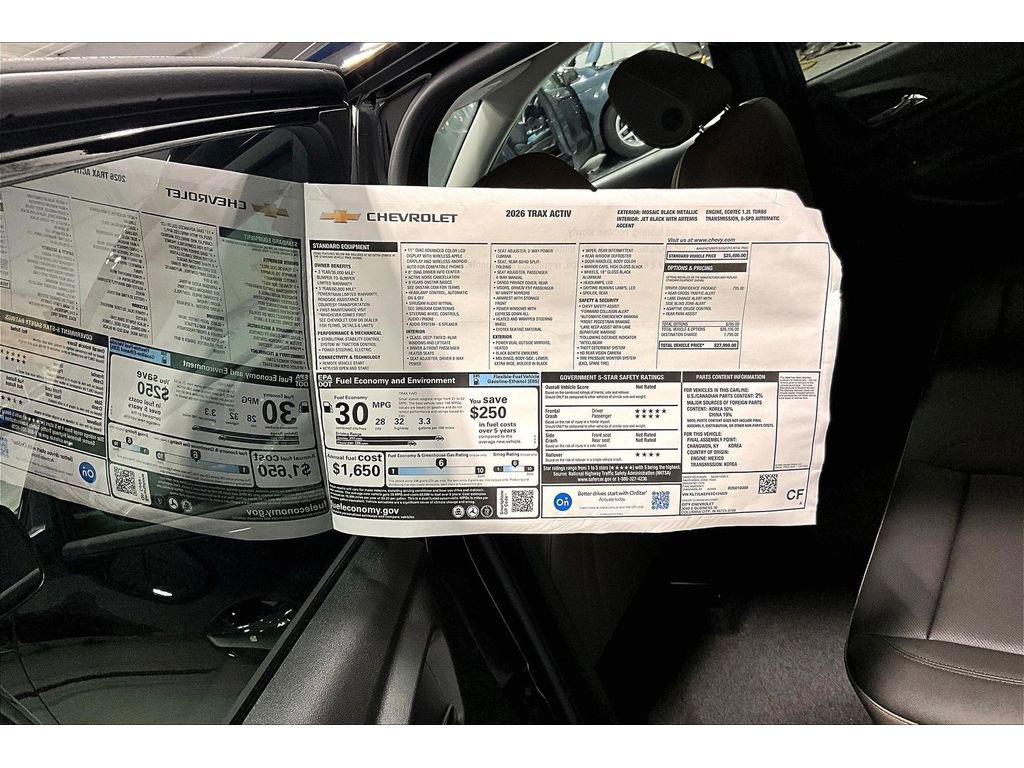 New 2026 Chevrolet Trax ACTIV w/ Driver Confidence Package FWD image 16