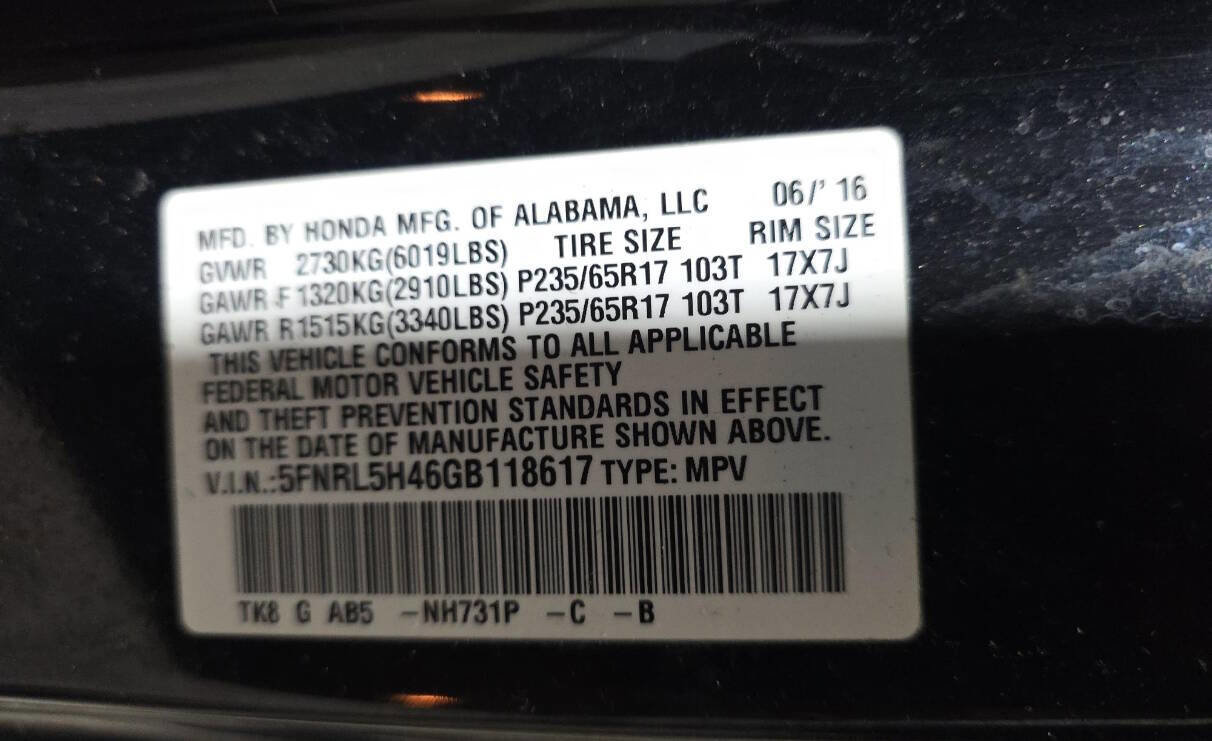 Used 2016 Honda Odyssey EX image 5