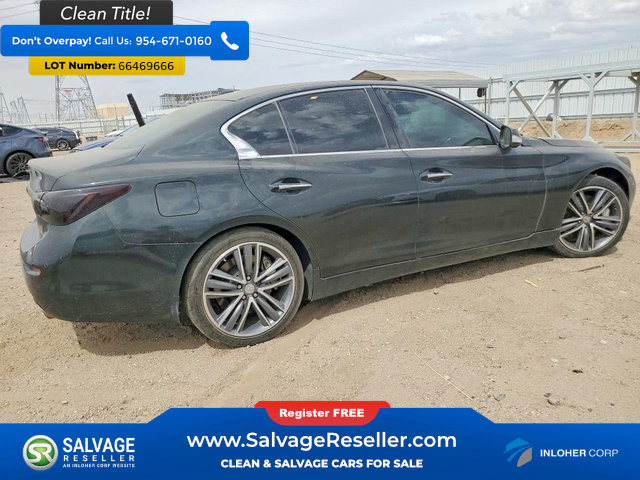 Used 2014 INFINITI Q50 Hybrid AWD w/ Deluxe Technology Package image 4