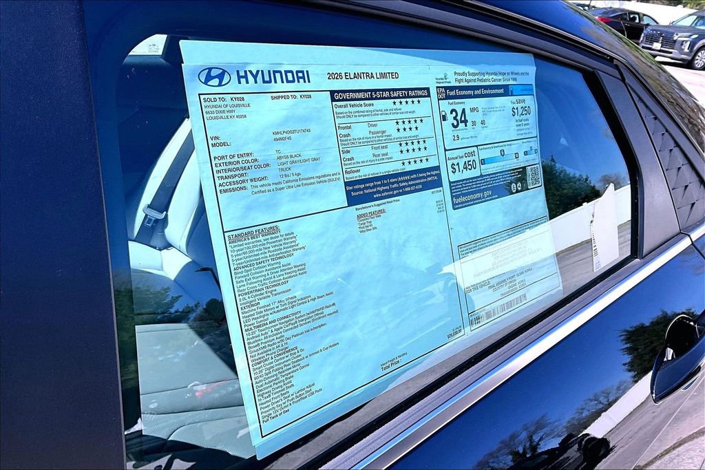 New 2026 Hyundai Elantra Limited image 16