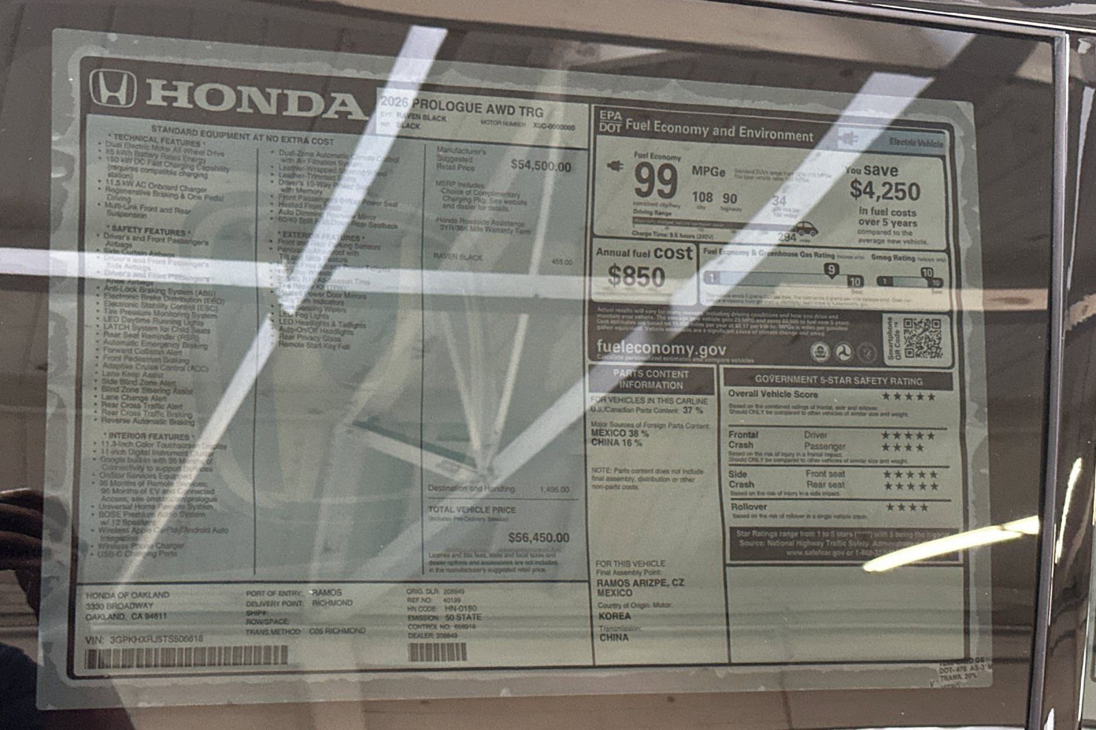Used 2026 Honda Prologue Touring image 26