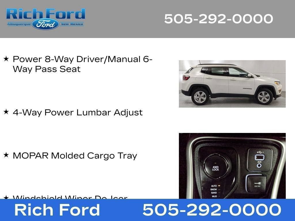 Used 2021 Jeep Compass Latitude w/ Convenience Group AWD/4WD image 38
