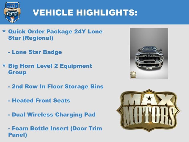 New 2025 RAM 2500 Lone Star image 5