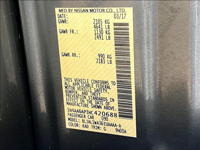 Used 2017 Nissan Maxima SR w/ Midnight Edition FWD image 30