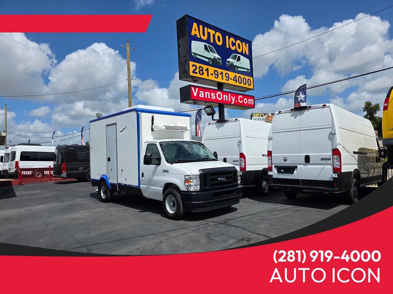 Used 2023 Ford E-350 and Econoline 350 Super Duty w/ Power Windows & Locks Group RWD image 1