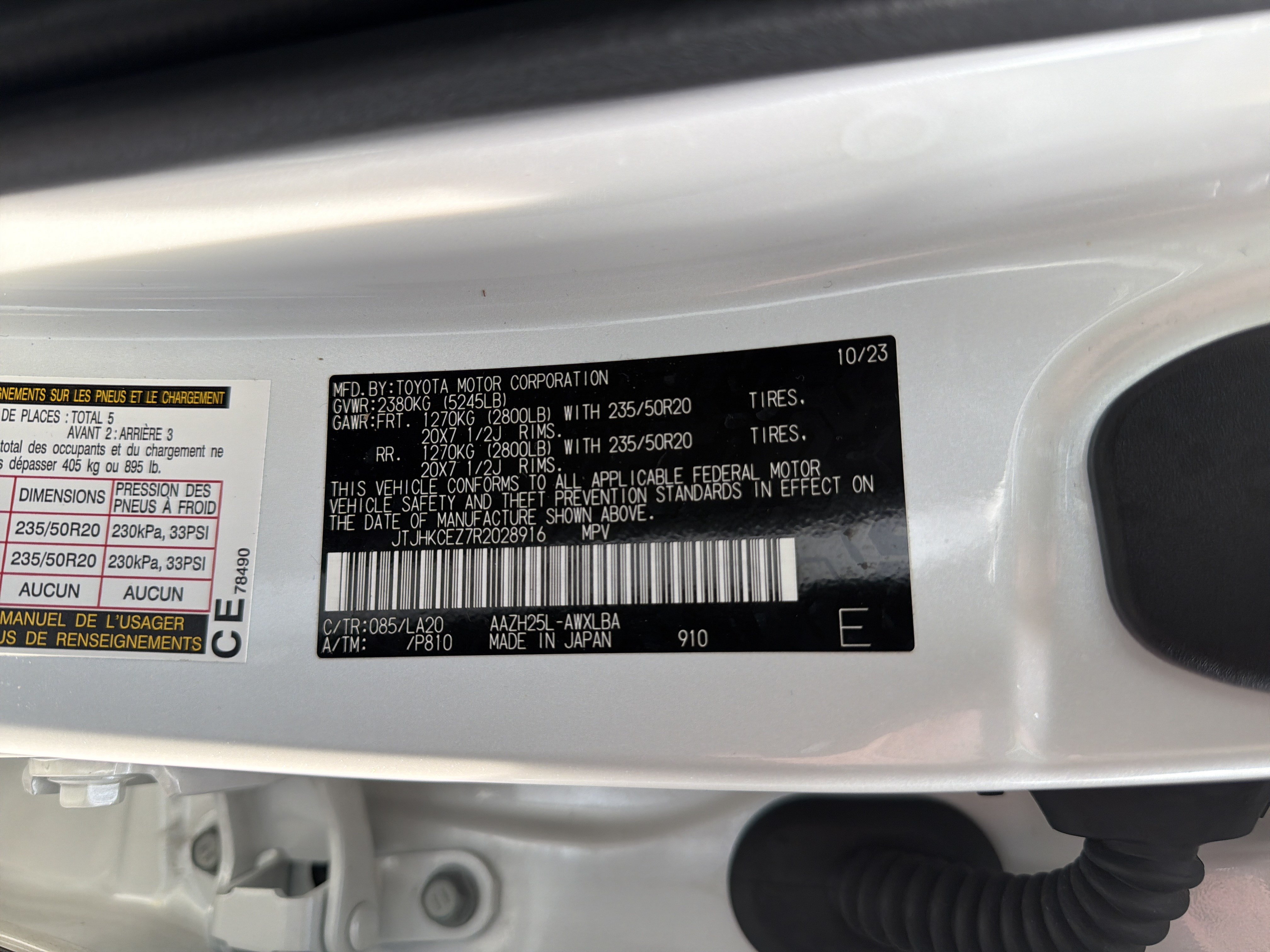 Certified 2024 Lexus NX 350h AWD w/ Vision Package image 45