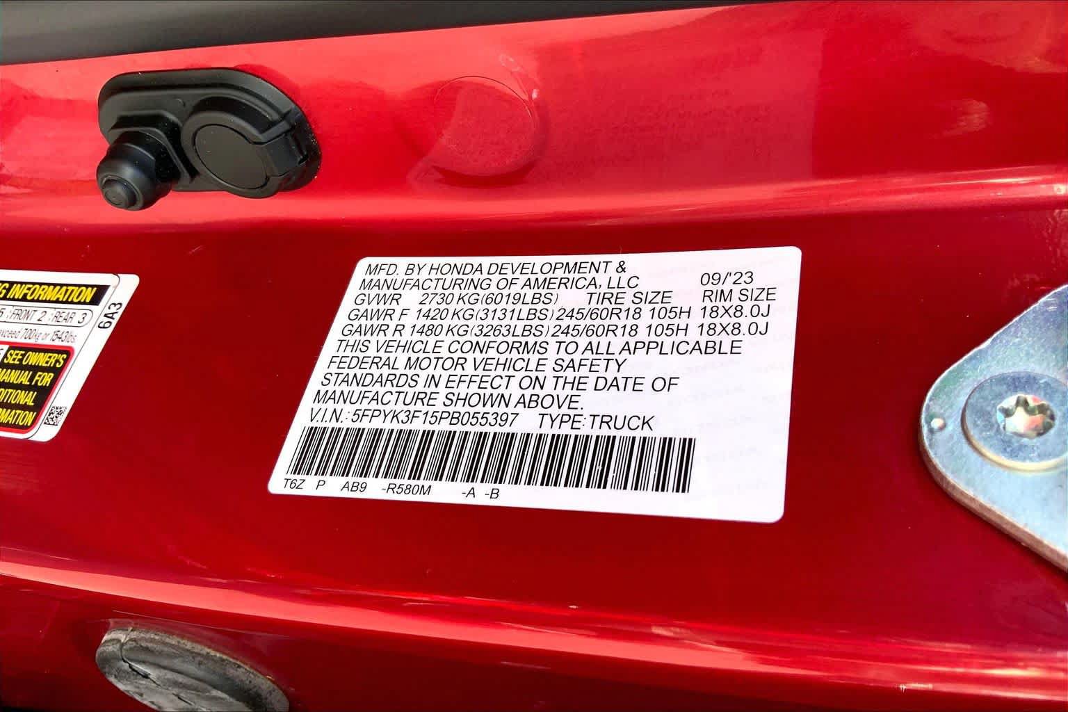 Used 2023 Honda Ridgeline Sport image 36