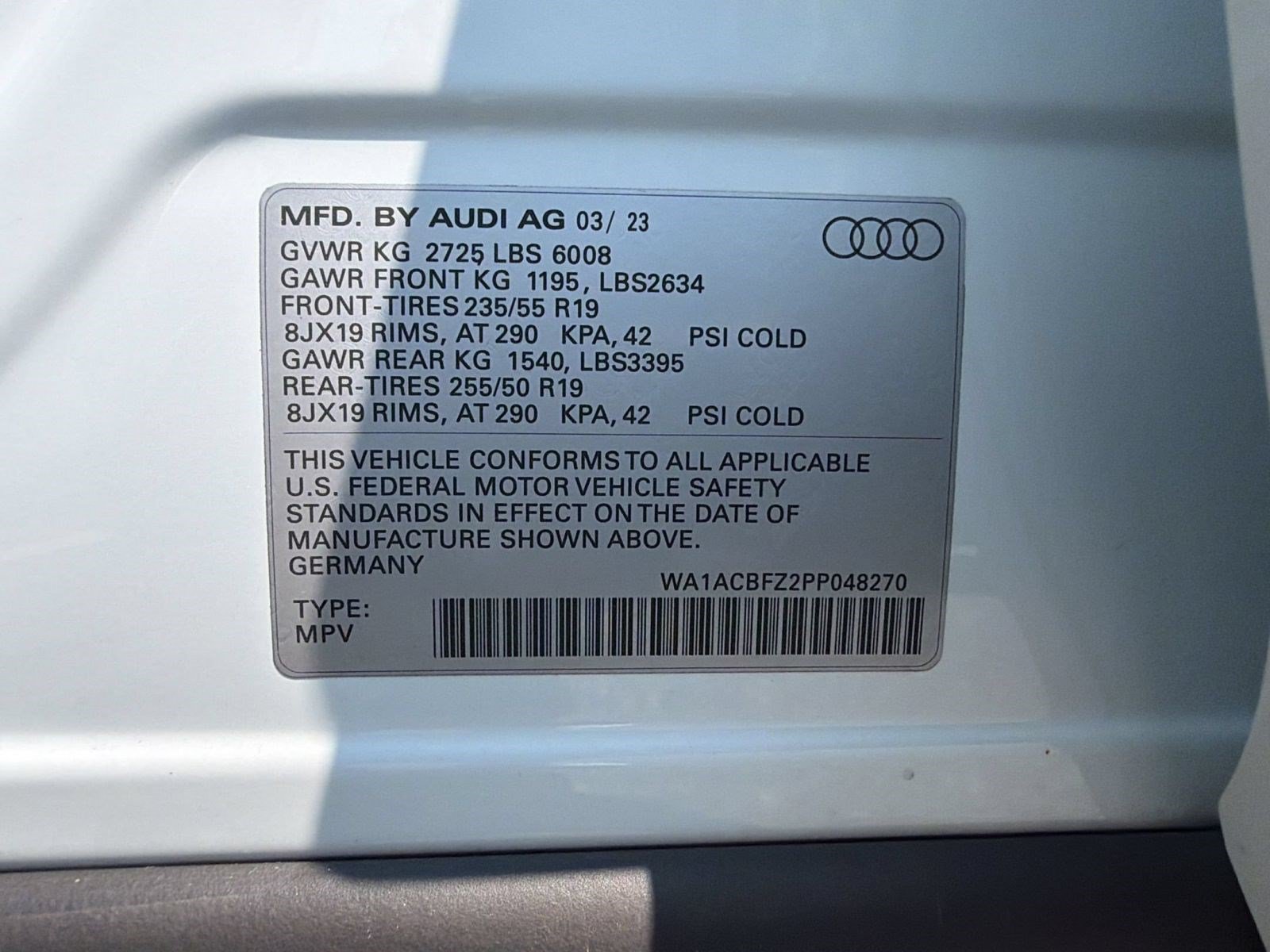 Used 2023 Audi Q4 e-tron Premium w/ Convenience Package RWD image 24