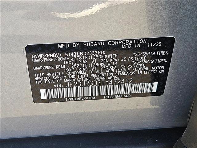 New 2026 Subaru Outback Limited XT image 17