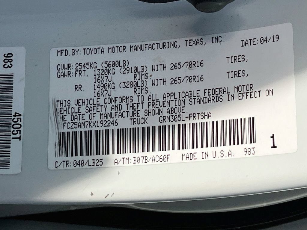 Used 2019 Toyota Tacoma TRD Pro AWD/4WD image 33