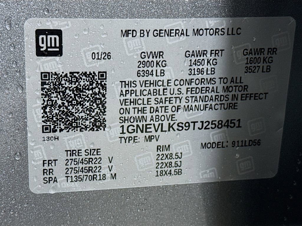 New 2026 Chevrolet Traverse RS image 34