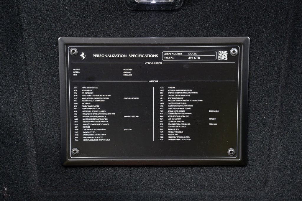 Certified 2025 Ferrari 296 GTB RWD image 30
