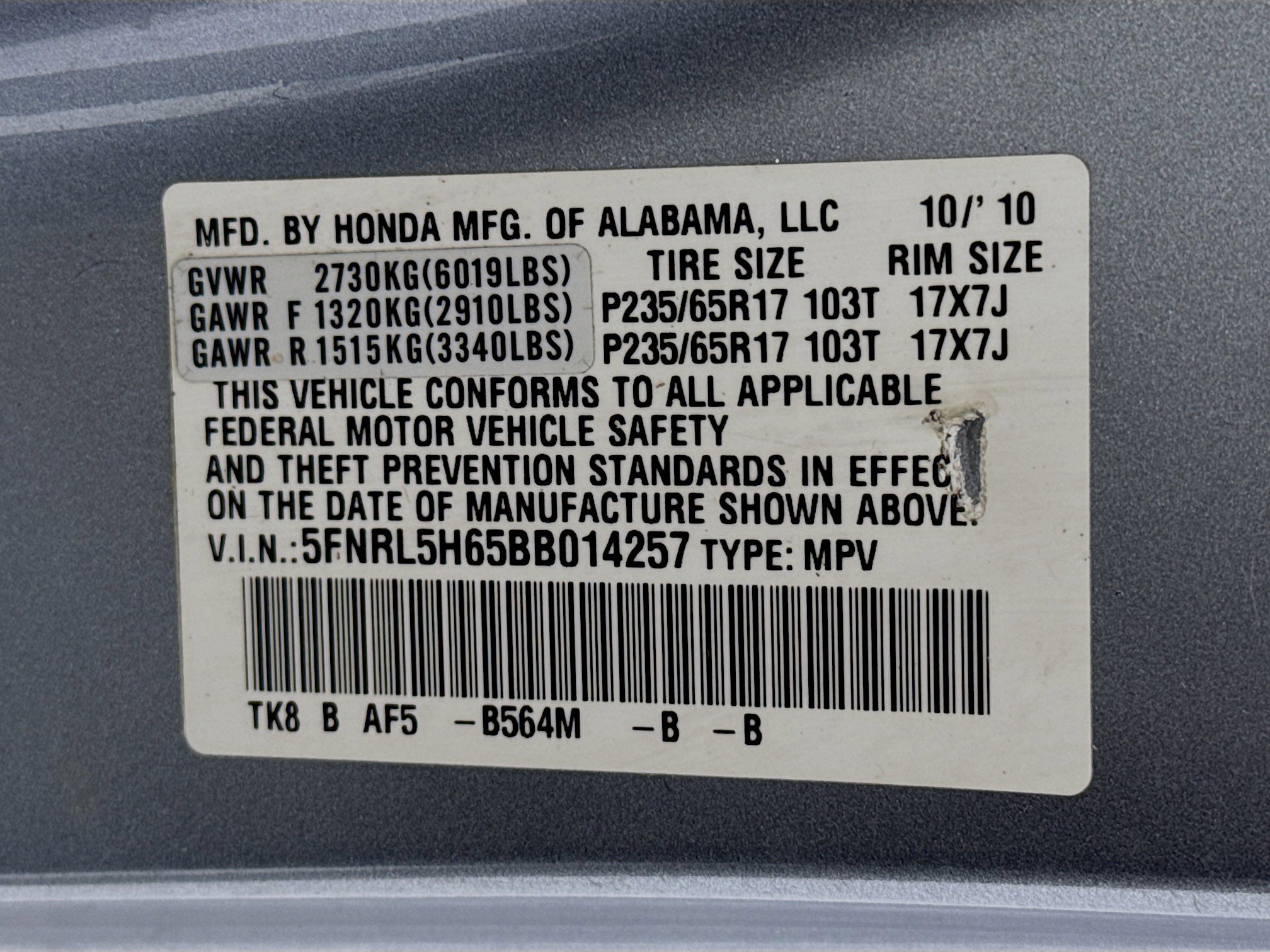 Used 2011 Honda Odyssey EX-L image 34