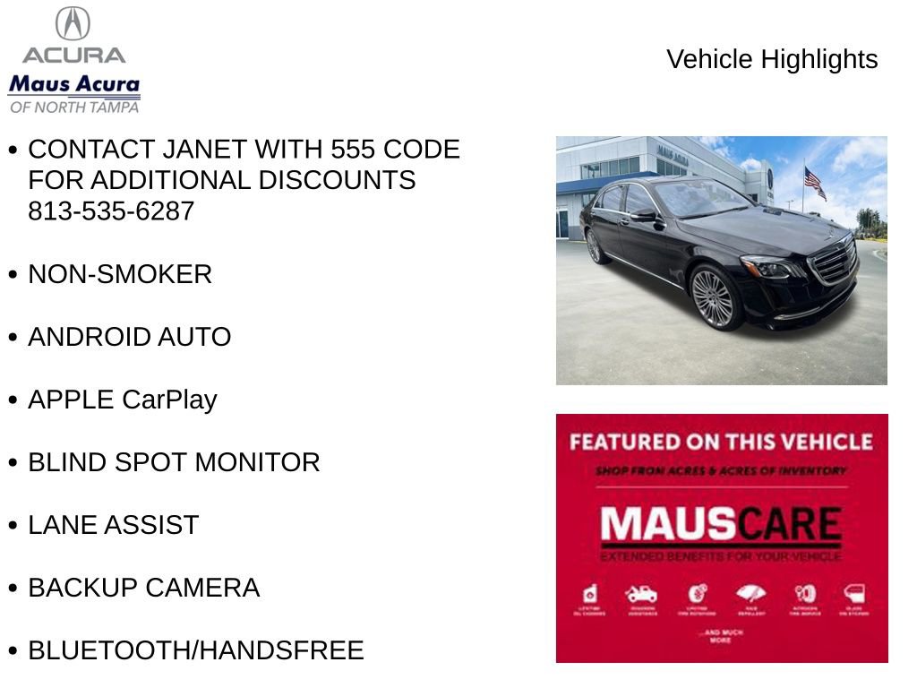 Used 2020 Mercedes-Benz S 450 Sedan image 8