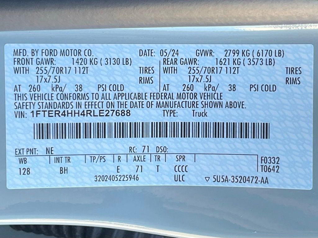 Used 2024 Ford Ranger XLT w/ Trailer Tow Package image 58