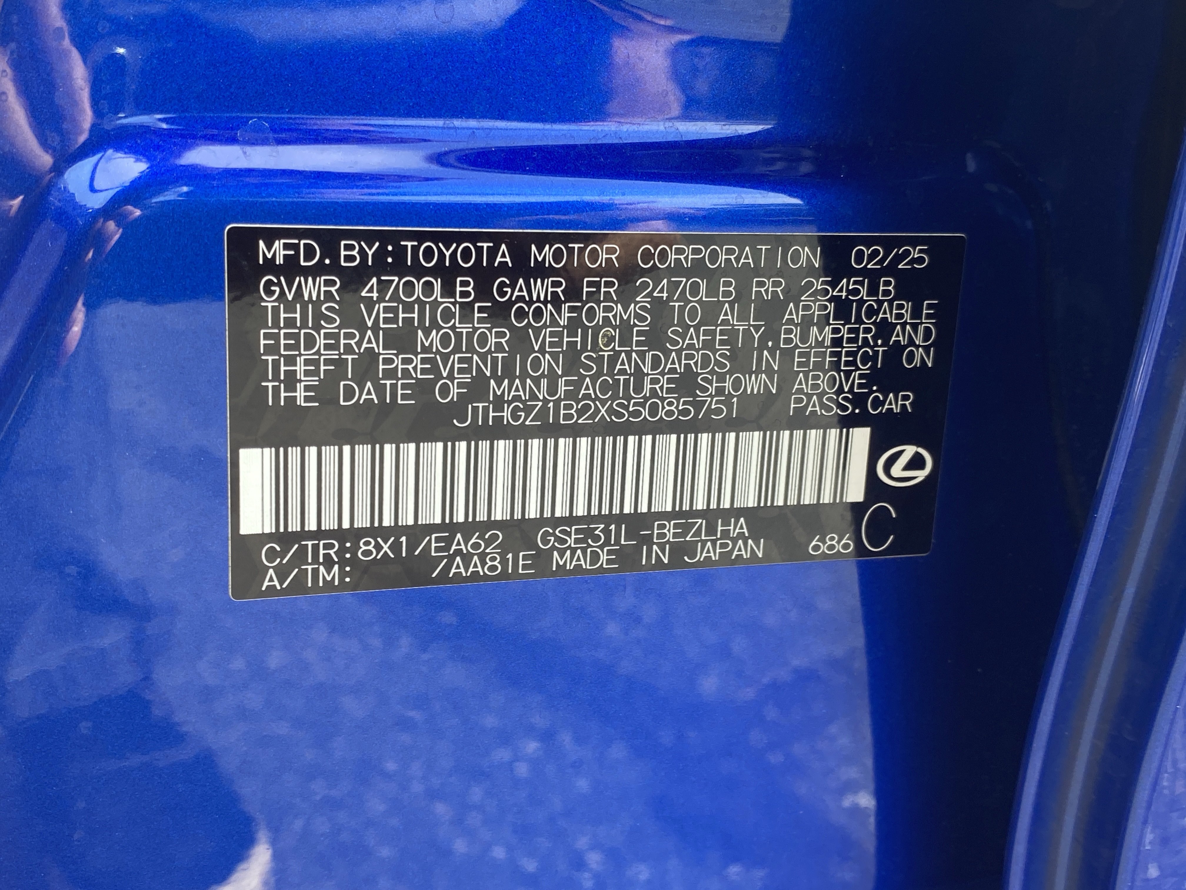 Used 2025 Lexus IS 350 F Sport w/ Accessory Package 2 RWD image 30