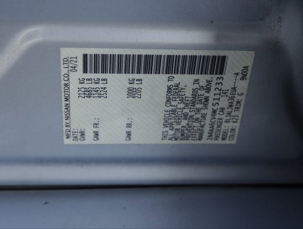 Used 2021 Nissan Maxima 3.5 SV w/ Floor Mat Group image 35