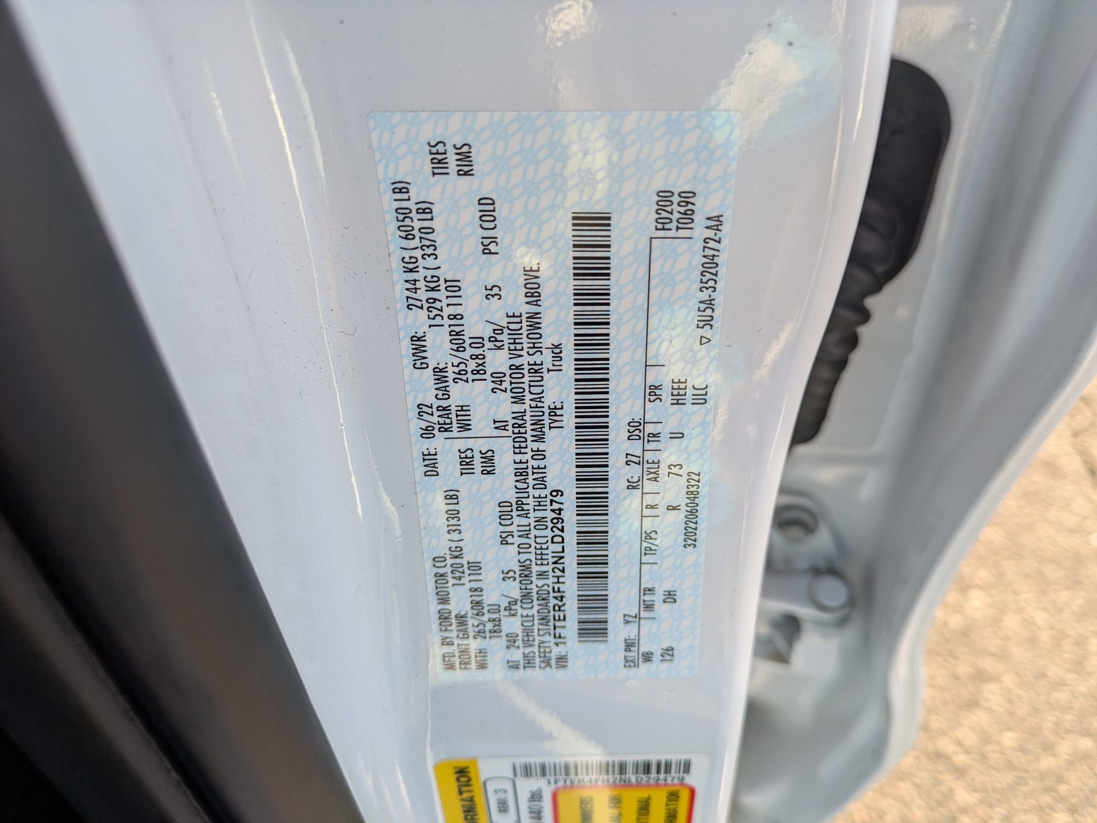 Certified 2022 Ford Ranger Lariat w/ Equipment Group 501A High AWD/4WD image 33