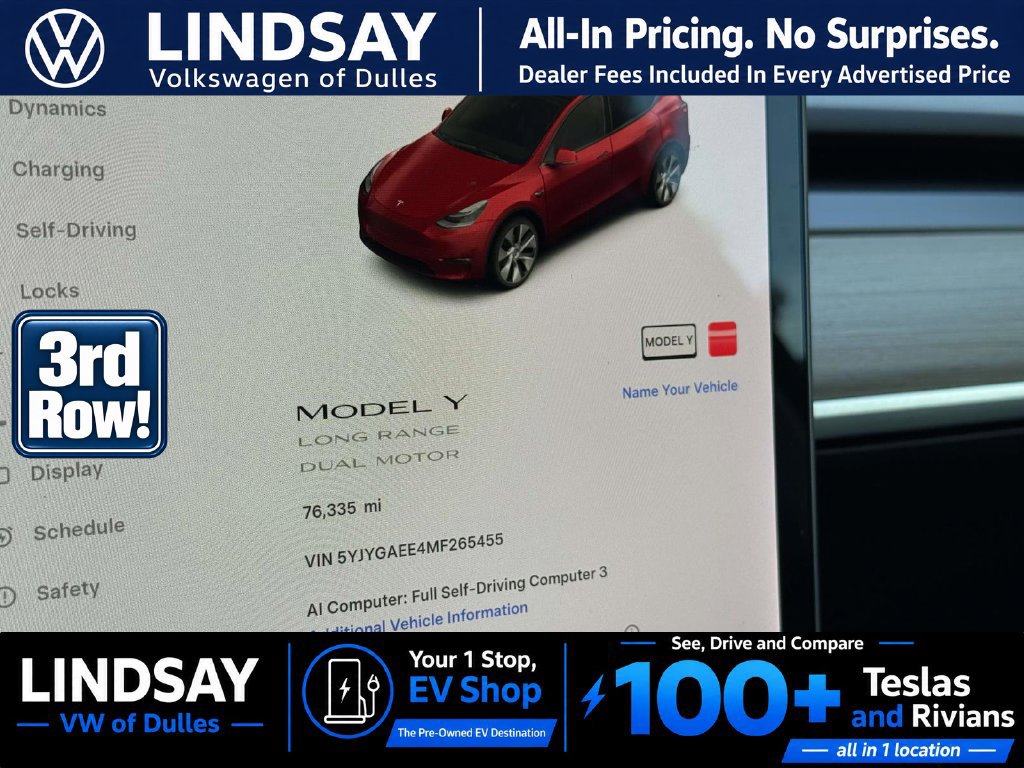 Used 2021 Tesla Model Y Long Range AWD/4WD image 21