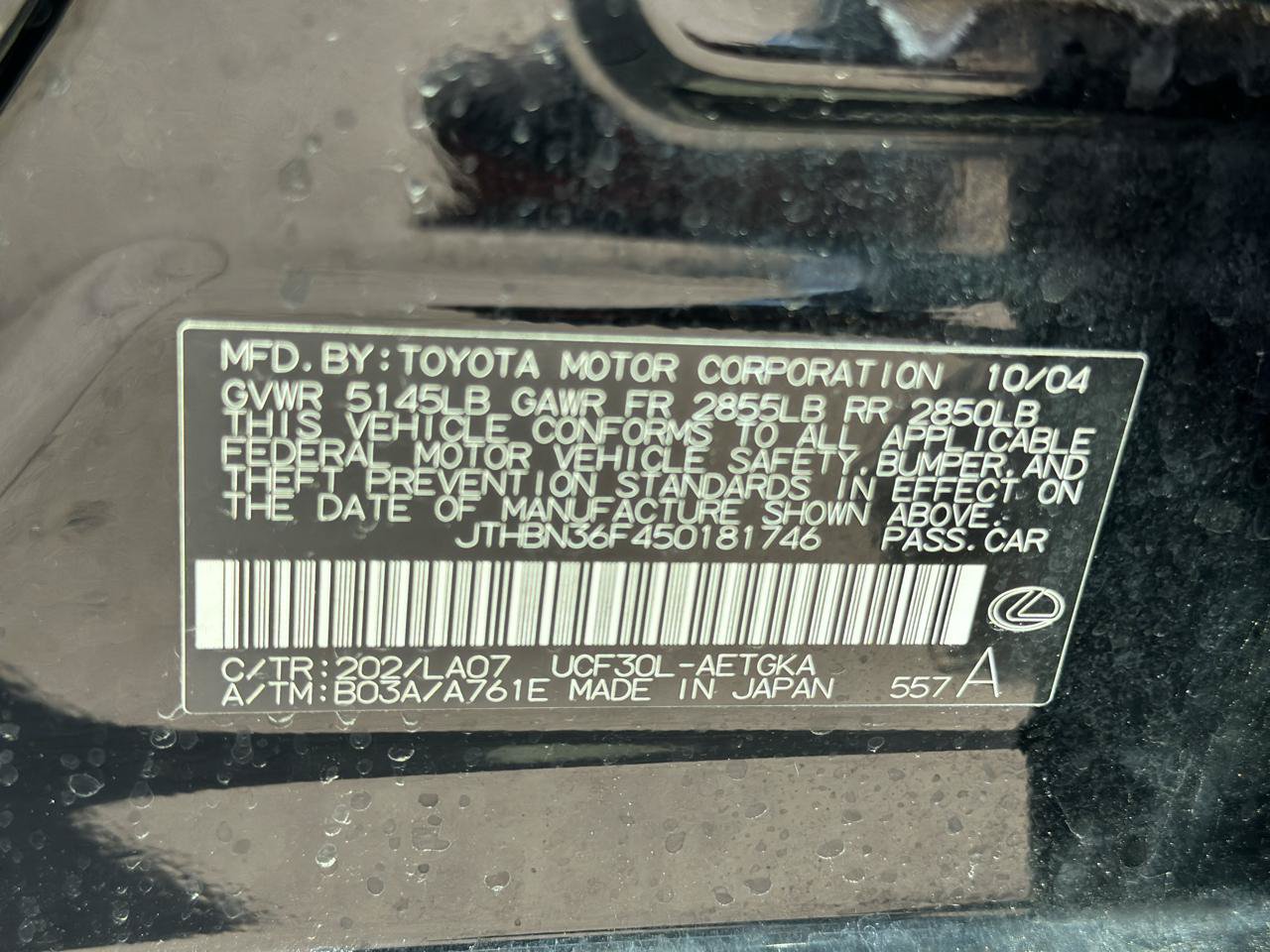 Used 2005 Lexus LS 430 RWD image 45