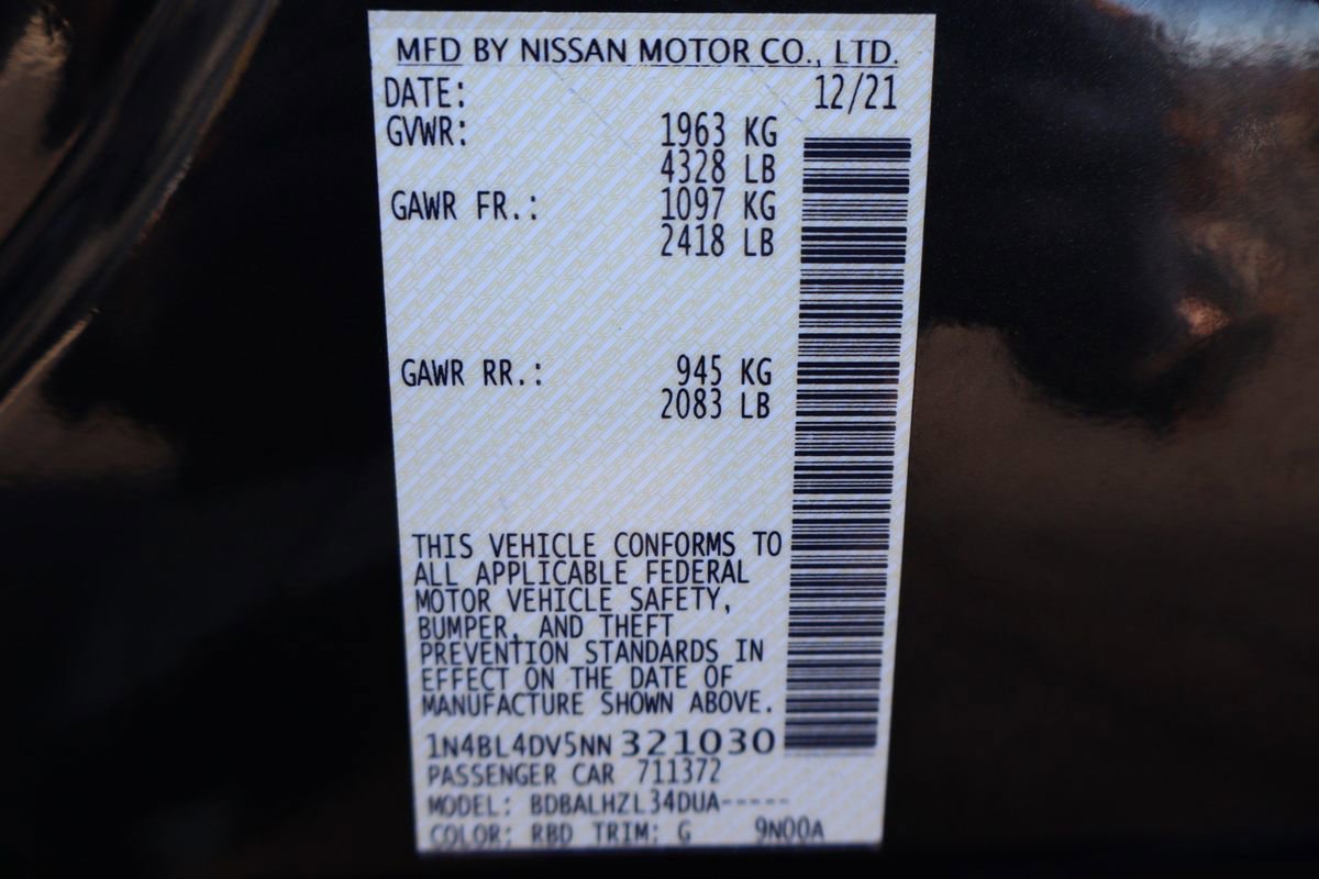 Used 2022 Nissan Altima 2.5 SV image 46