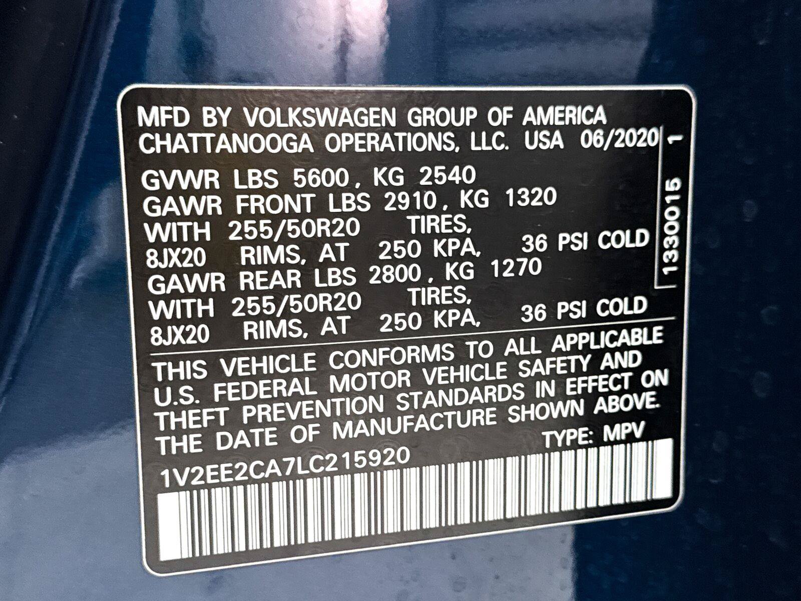 Used 2020 Volkswagen Atlas Cross Sport SEL FWD image 37