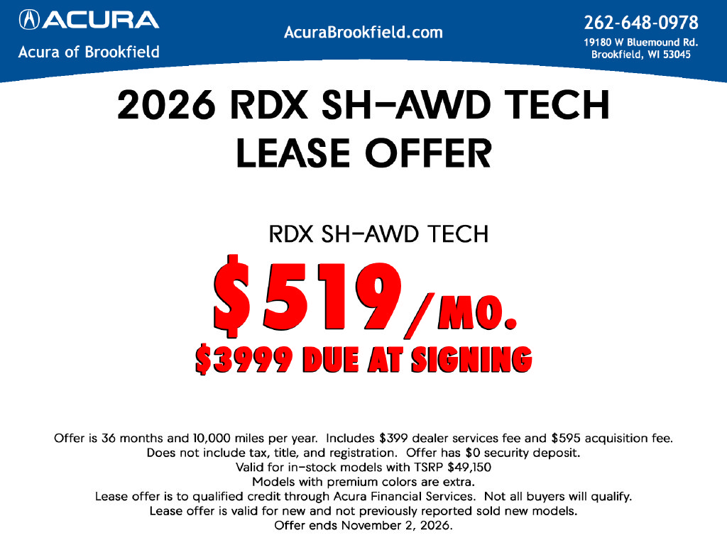 New 2026 Acura RDX w/ Technology Package AWD/4WD image 12