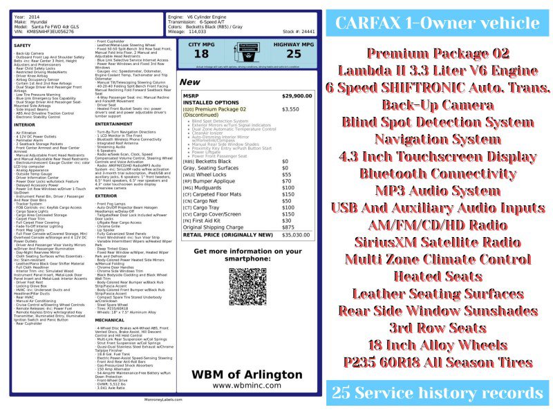 Used 2014 Hyundai Santa Fe GLS image 2