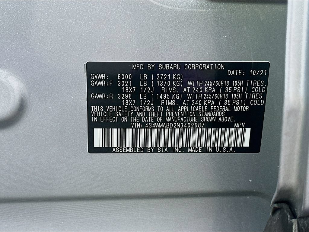 Used 2022 Subaru Ascent Premium AWD/4WD image 31