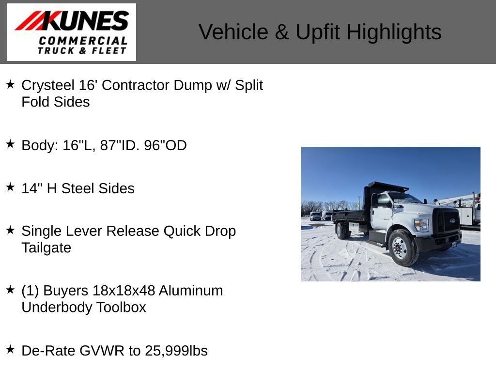 New 2026 Ford F650 2WD Regular Cab Super Duty image 3