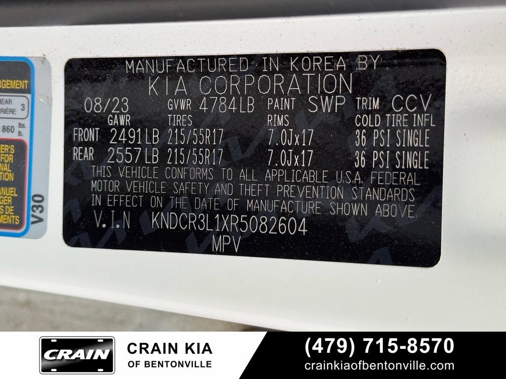 Certified 2024 Kia Niro Wind FWD image 34