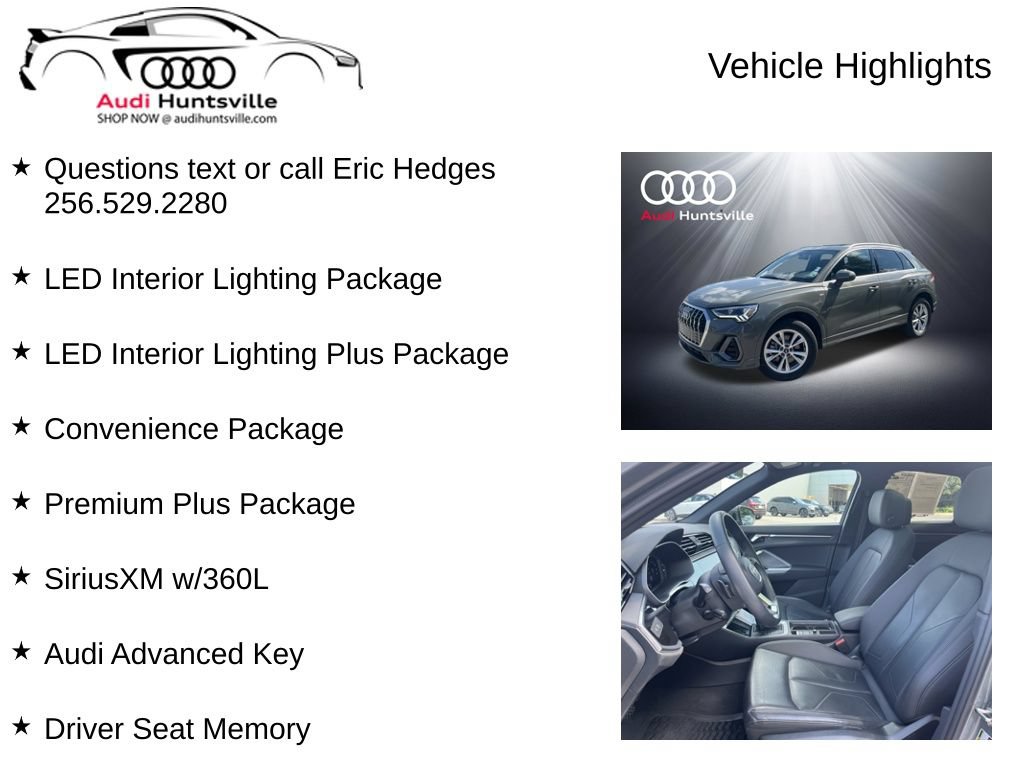 Used 2023 Audi Q3 2.0T Premium Plus w/ Premium Plus Package AWD/4WD image 6