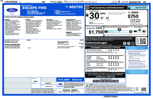 Certified 2025 Ford Escape ST-Line FWD image 2