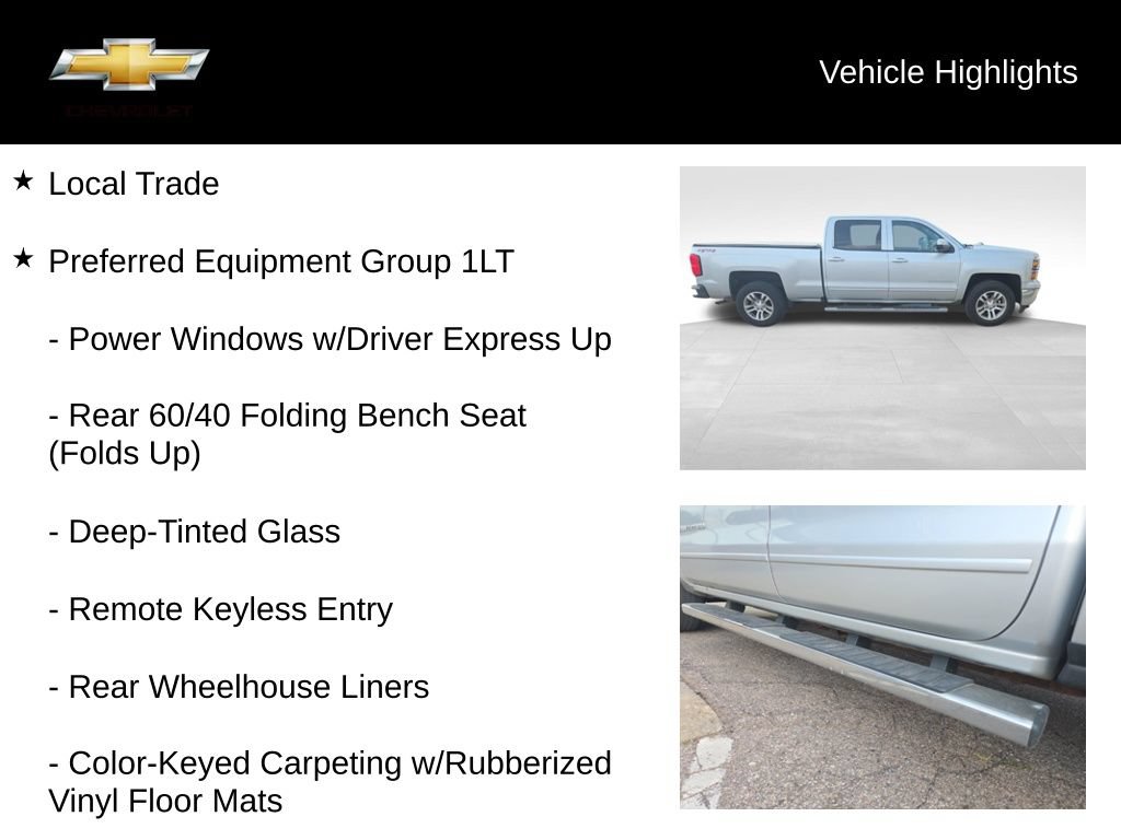 Used 2015 Chevrolet Silverado 1500 LT w/ All Star Edition AWD/4WD image 16