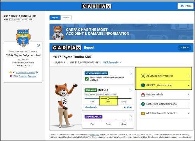 Used 2017 Toyota Tundra SR5 image 13