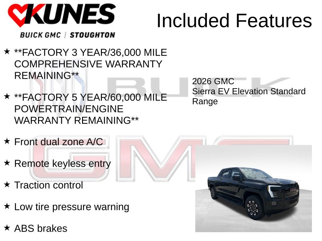 New 2026 GMC Sierra EV Elevation image 3