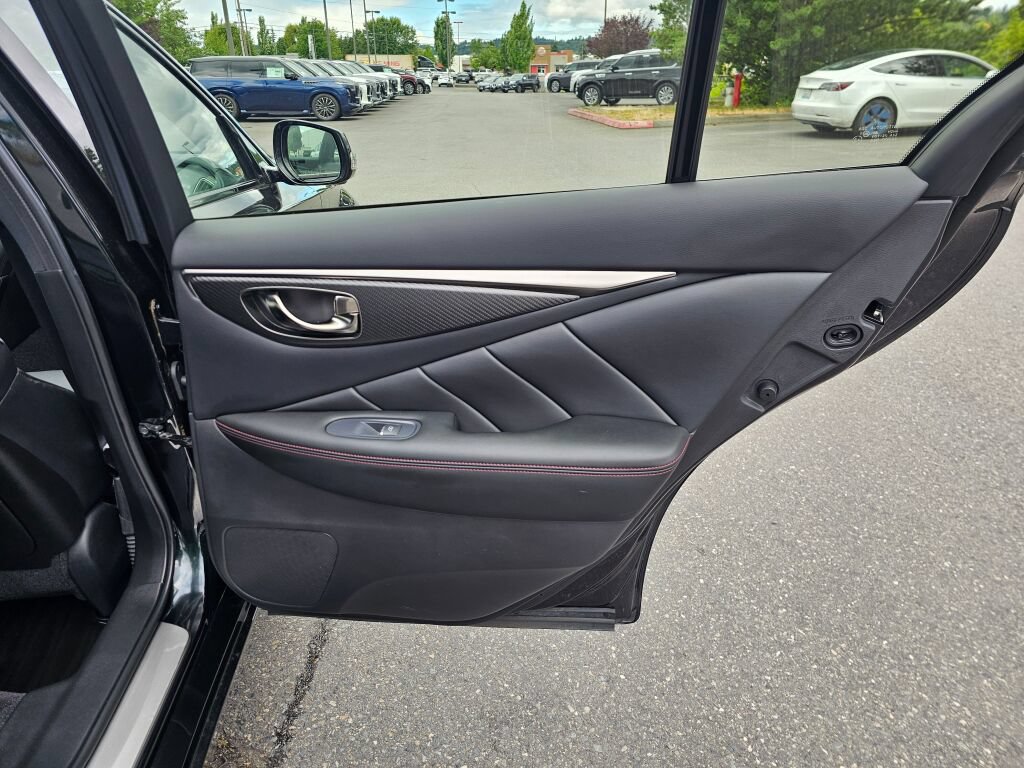 Used 2023 INFINITI Q50 Red Sport 400 w/ Black Opal Edition AWD/4WD image 14