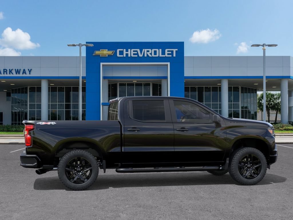 New 2026 Chevrolet Silverado 1500 Custom w/ Turbomax Blackout Package AWD/4WD image 5