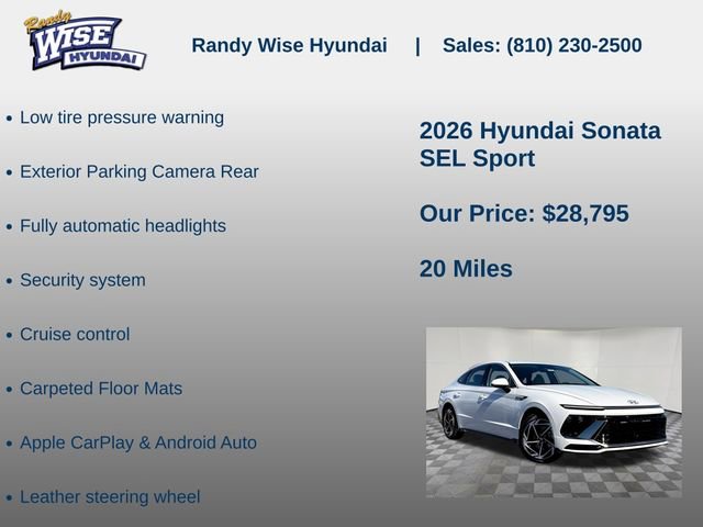 New 2026 Hyundai Sonata SEL FWD image 10