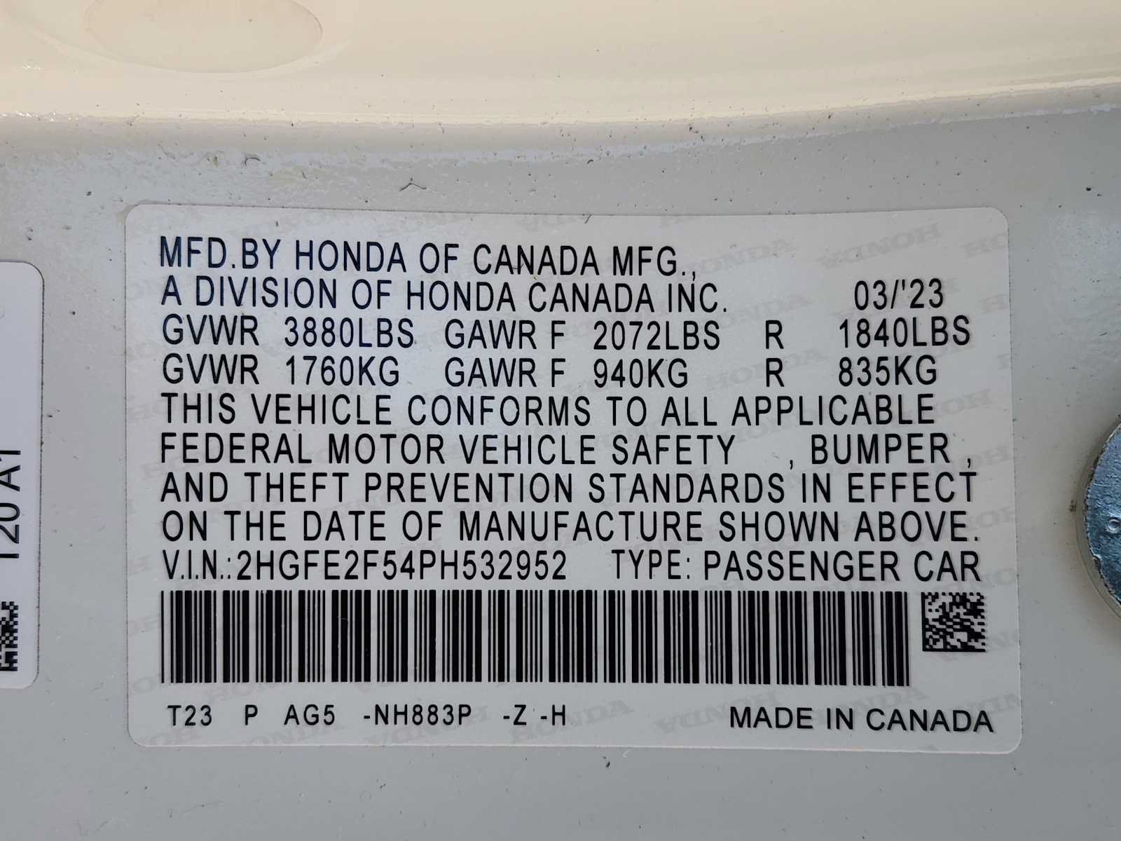 Used 2023 Honda Civic Sport image 31