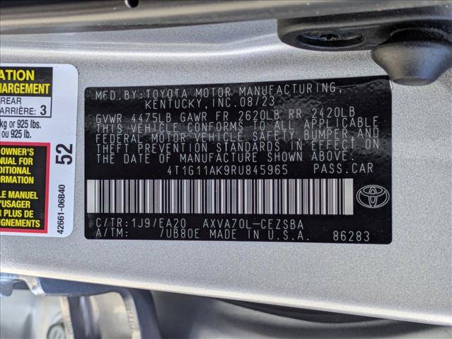 Certified 2024 Toyota Camry SE FWD image 23
