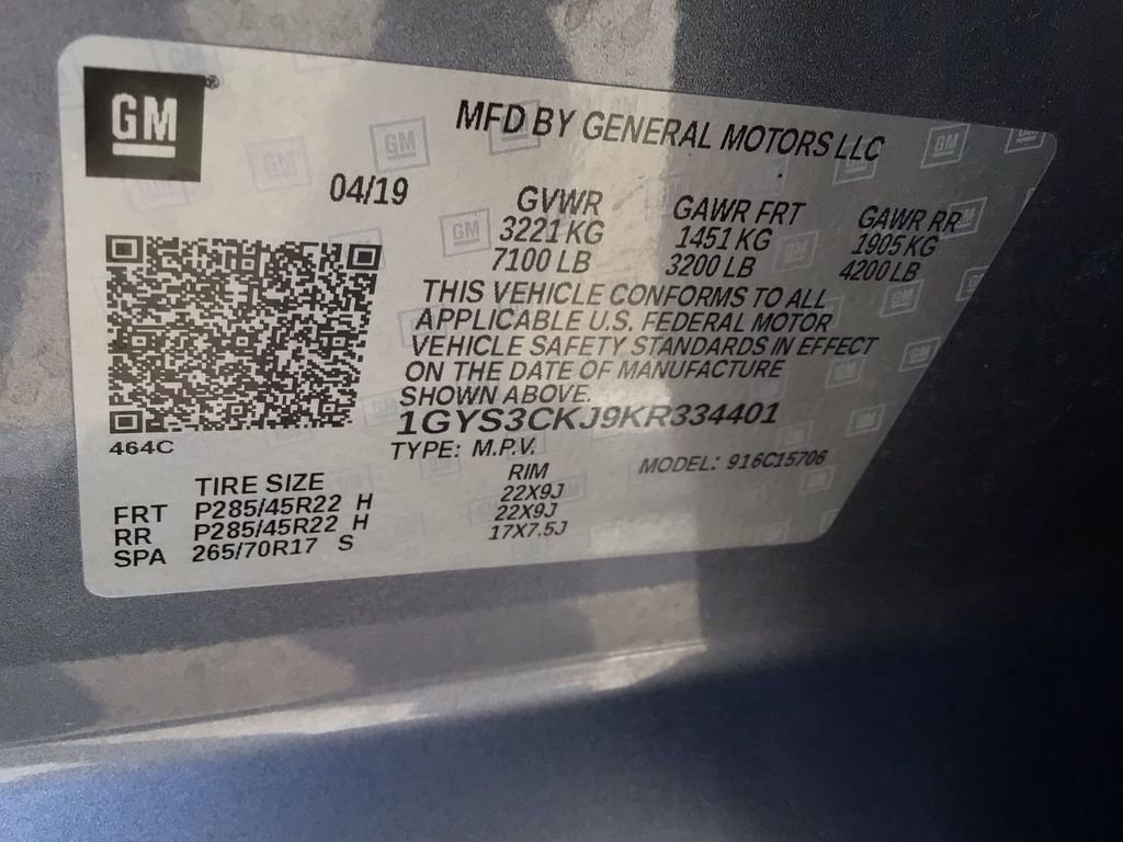 Used 2019 Cadillac Escalade Premium Luxury w/ Escalade Sport Edition image 35