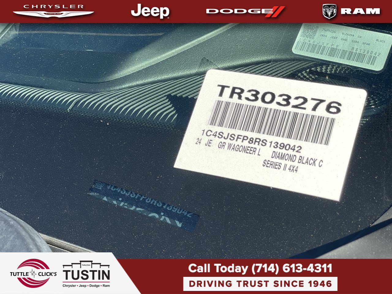 Used 2024 Jeep Grand Wagoneer L Series II w/ Quick Order Packagew 28T AWD/4WD image 39