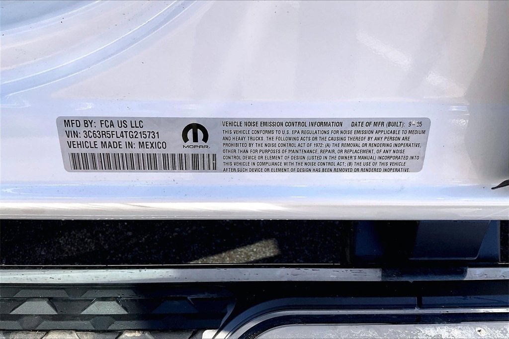 New 2026 RAM 2500 Laramie w/ Sport Appearance Package image 13