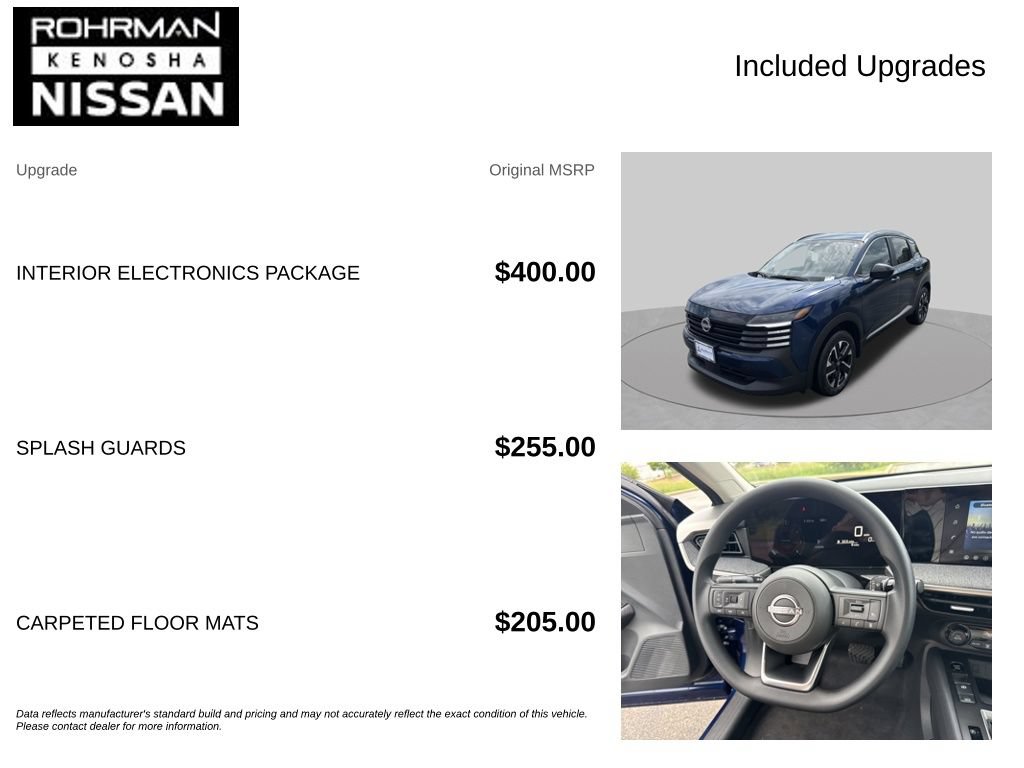 New 2026 Nissan Kicks SV w/ Interior Electronics Package AWD/4WD image 4