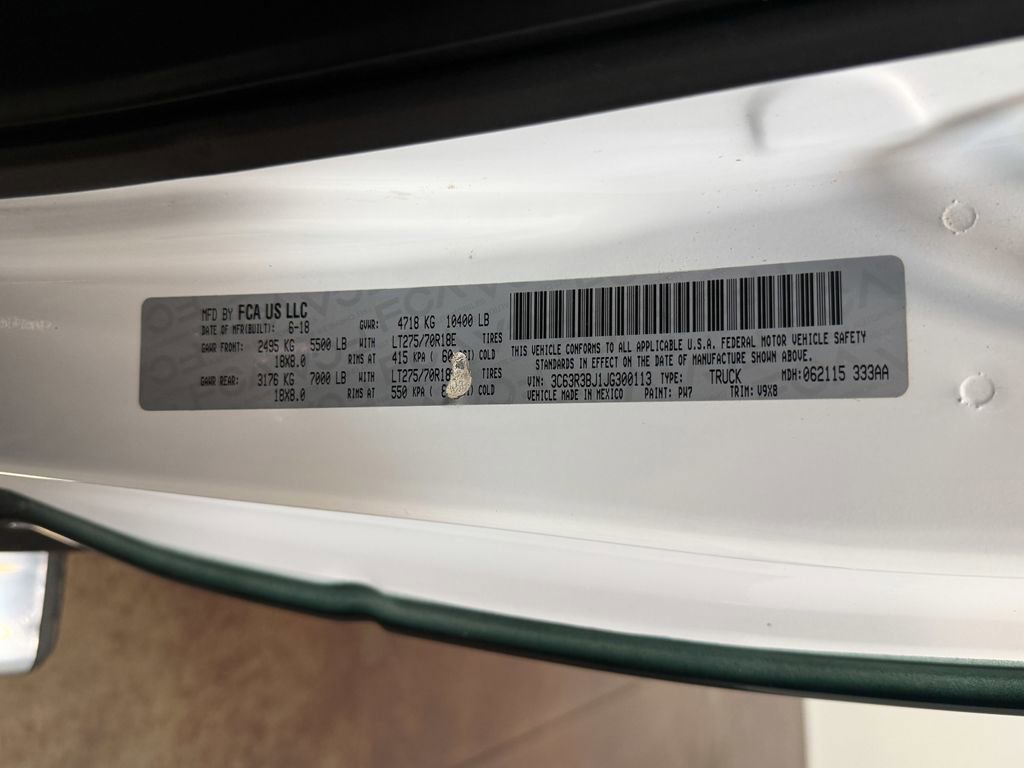 Used 2018 RAM 3500 SLT w/ Snow Chief Group image 54