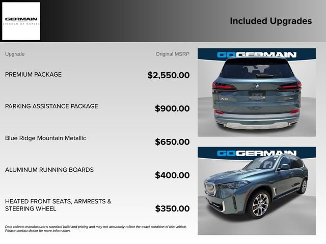 Used 2024 BMW X5 sDrive40i w/ Premium Package RWD image 19